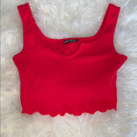 red crop tank top - Picture 1 of 3